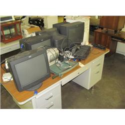 Desk, Moniters, Misc.