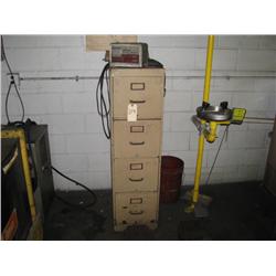 Filing Cabinet, Content and Two Battery Chargers