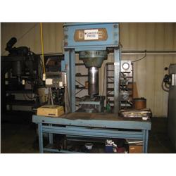 Dake Hydraulic Frame Press, Table and Toledo Scale