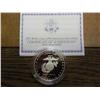 Image 2 : 2005 Marine Corps Proof Silver Dollar