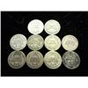 Image 2 : 10 Assorted Barber Dimes