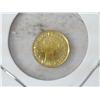 Image 1 : Great Britain Gold Fantasy Coin .2 Grams Of Gold