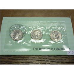 1980 SBA P/D/S Dollar Souvenir Set (UNC)