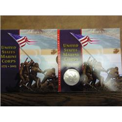 2005 US Marine Corps Coin & Stamp Set (UNC)