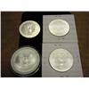 Image 2 : 1999, 03, 04 And 09 American Silver Eagles (UNC)
