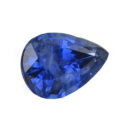 0.50 Ct Natural Royal Blue Ceylon Sapphire Pear (GEM-24436F)