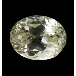 4.71ct Lemon Green Kunzite Afghanistan Oval Cut Appraisal Estimate $1177 (GEM-26170)
