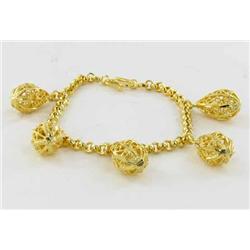 60ctw 22k Gold Vermeil Bracelet (JEW-2089)