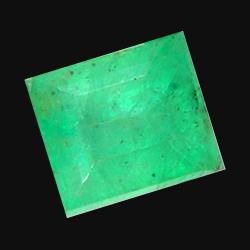 0.51ct Natural Mint Green Zambian Emerald Square (GEM-20674)