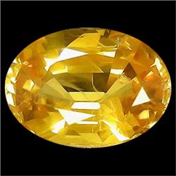 1.38ct Astonishing Oval Cut Gorgeous Yellow Sapphire  (GEM-24311)