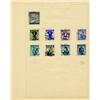 1940s Austria Hand Made Stamp Collection Album Page 9 Pieces (STM-0281)