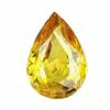 1.27ct Genuine Yellow Sapphire Pear Africa  (GEM-20979)