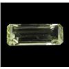 9.62ct Lemon Green Kunzite Afghanistan Emerald Cut Appraisal Estimate $2405 (GEM-26163)