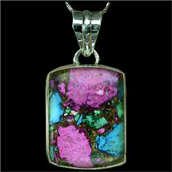 46.5ct Copper Turquoise Sterling Pendant (JEW-2155)