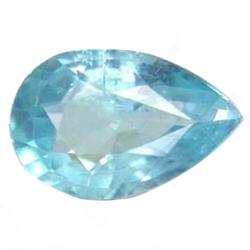 1.25ct Natural Pear Paraiba Blue Apatite (GEM-24934)