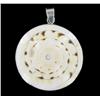 Image 1 : Sterling Shell Round Pendant (JEW-2025)