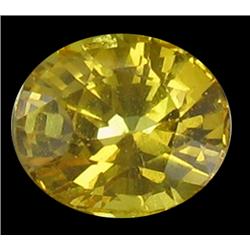 0.87ct Nice Natural Yellow Sapphire (GEM-25114A)