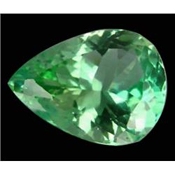 14.0ct Green Pear Cut Afghanistan Kunzite Appraisal Estimate $3500 (GEM-23648)