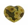 75.54ct Colorful Gem Grade Sea Jasper Heart (GEM-21153)