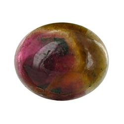4.86ct Natural Multi Color Tourmaline Cabochon (GEM-26415)
