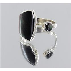 Sterling Mother of Pearl Ring (JEW-1980)
