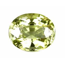 1.88ct Charming Yellow Oval Sapphire Ceylon (GEM-19825)