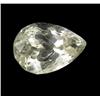 5.46ct Lemon Green Kunzite Afghanistan Pear Cut Appraisal Estimate $1365 (GEM-26157)
