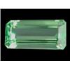 12.50ct Emerald Cut Green Afghanistan Kunzite Appraisal Estimate $3125 (GEM-23310)