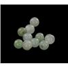 17.78ct 10pcs Natural Burma Jadeite Beads 5mm (GEM-23478)