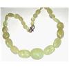 384ct Natural Untreated Hand Faceted Green Beryl Necklace (JEW-1812)