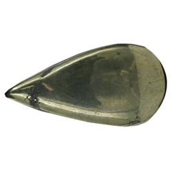 30.42ct Fabulous Cut & Polished Pyrite Gem Pear (GEM-22071)
