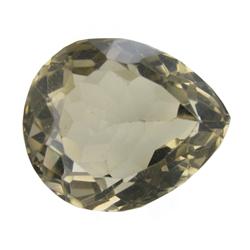 44.52ct Natural Smokey Quartz Pear Cut (GEM-26244)