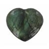 70.44ct Gem Grade Labradorite Polished Heart Neon Peacock Colors (GEM-21174)