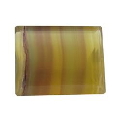 28.5ct RARE Emerald Cut Translucent Agate (GEM-23993C)