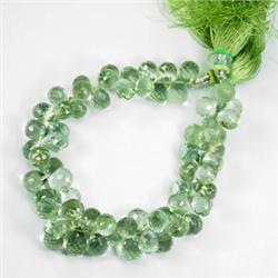 212.16ct 63 Briolette Mint Green Amethyst Bracelet (JEW-2033)