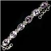 150.45ct Dazzling Top Platinum Pink Amethyst Sterling Bracelet   (JEW-1850)