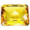 66.95ct Golden Yellow Citrine Emerald Checker Cut Appraisal Estimate $13390 (GEM-25130)