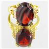 Image 1 : 27ctw Lab Ruby 22k Gold Vermeil Ring (JEW-2116)