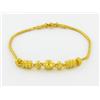 22k Gold Vermeil Bracelet 7.5" (JEW-1380)