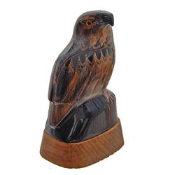 Water Buffalo Horn Scrimshaw Bird RARE (CLB-464)
