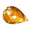 23ct Briolette Cut Madeira Citrine Appraisal Estimate $4600 (GEM-19174A)
