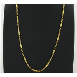22k Gold Vermeil Necklace 24" (JEW-1379)