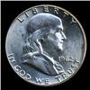 1962D MS65  Graded Franklin Half Coin (COI-3629)