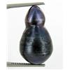 16.25ct South Sea Saltwater Baroque Pearl Iridescent Black/Purple RARE 20mm (JEW-1874)