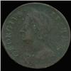 1753 US British Colonial George II Half Penny Very Hi Grade (COI-6943)