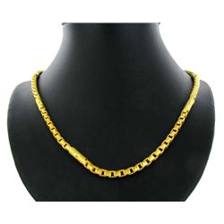 22k Gold Vermeil Heavy Necklace 22" (JEW-2000)