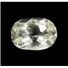 4.49ct Lemon Green Kunzite Afghanistan Oval Cut Appraisal Estimate $1122 (GEM-26165)
