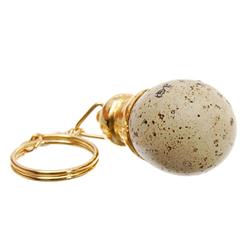 Quail Egg Key Chain with 24k (CLB-455)