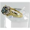 Image 2 : 1.1ctw Amethyst & Diamond 10k Gold Lady Ring (JEW-1898)
