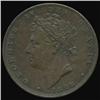 1828 Britain George IV Farthing High Grade (COI-7071)